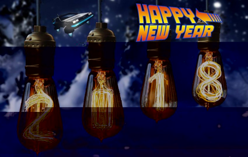 Happy New Year 2018 DeLorean.jpg