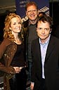Lea Thompson, Robert Zemeckis, et Michael J. Fox.