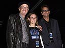 Marc McClure (alias Dave McFly dans BTTF), sa fille, et Huey Lewis.