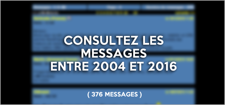 Consulter le Livre d'or Retour vers le futur de 2004 à 2016