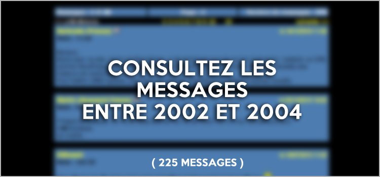 Consulter le Livre d'or Retour vers le futur de 2002 à 2004