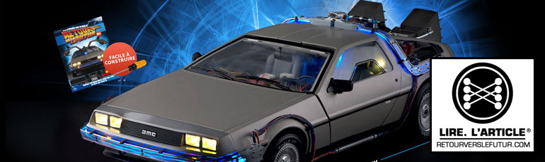 Construisez votre DeLorean avec la collection EagleMoss