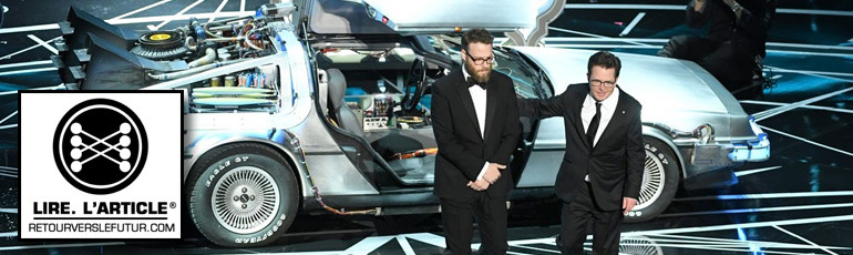 Michael J. Fox crée la surprise aux OSCARS avec la DeLorean